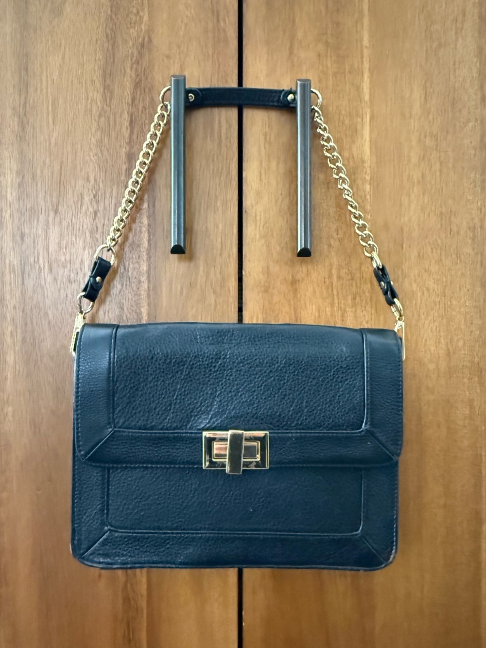 ‼️LAST CHANCE‼️Rebecca Minkoff Leather Shoulder Bag Clutch with Removable Strap